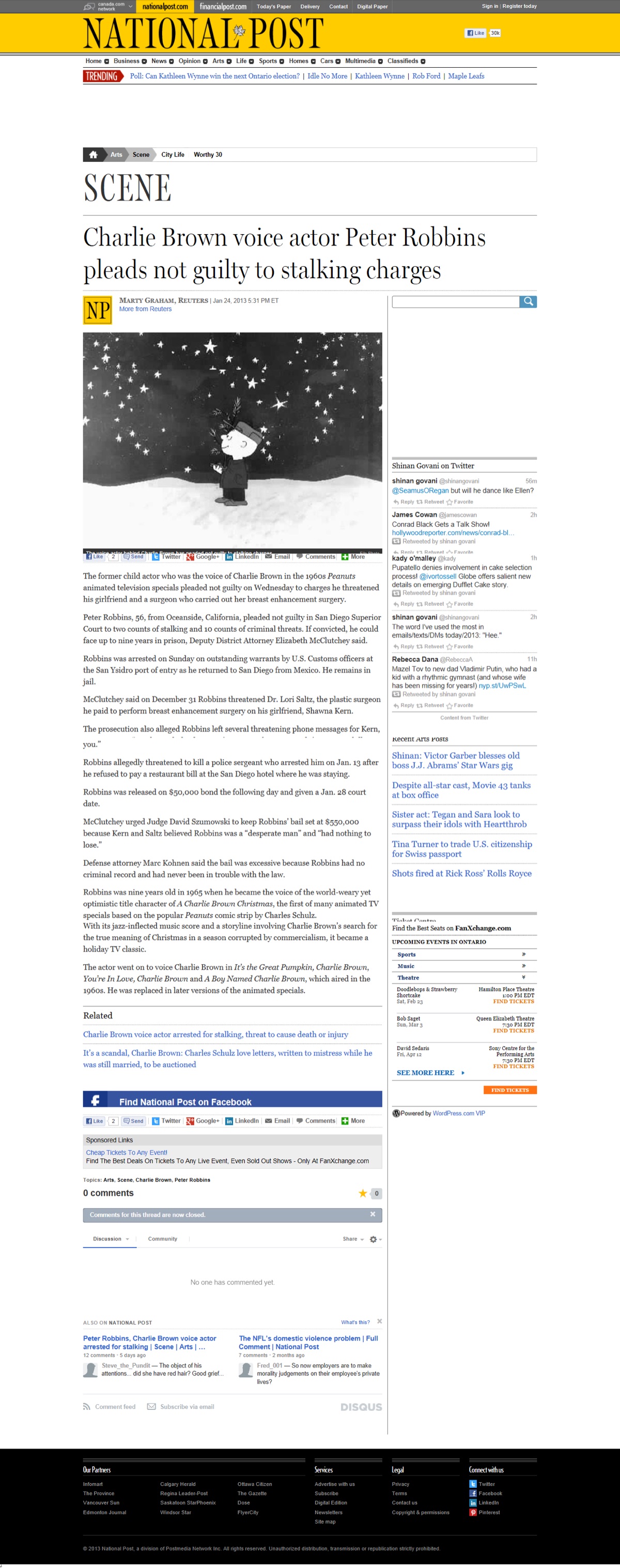 National Post: National Post (Canada) coverage