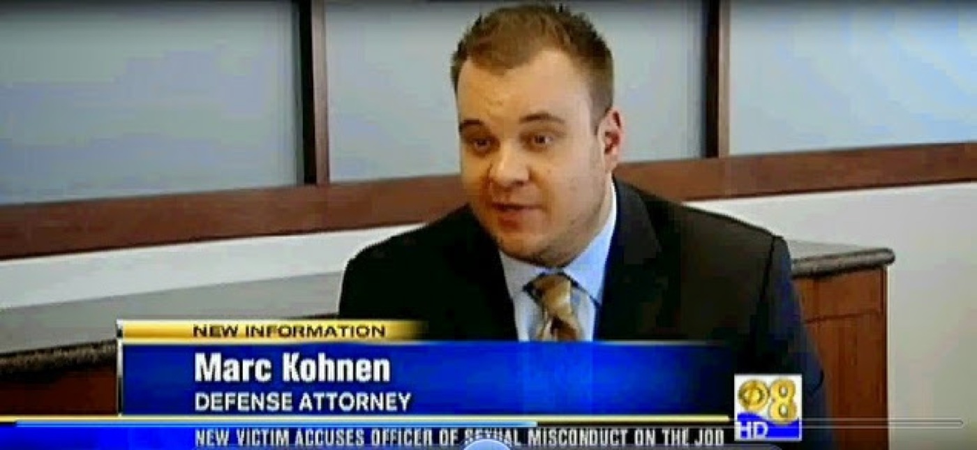 San Diego drug possession attorney Marc Kohnen during a TV news appearance